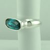 Sterling Silver Blue Swarovski Crystal Ring -170