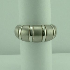 Sterling Silver Domed Ring-0