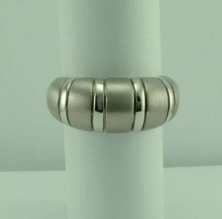 Sterling Silver Domed Ring-0
