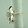 Sterling Silver Large Flower Ring -270