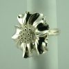 Sterling Silver Large Flower Ring -272