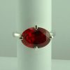 Sterling Silver Red stone Ring-0