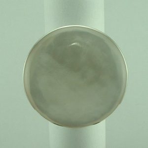 Sterling Silver Mother of Pearl Ring -0