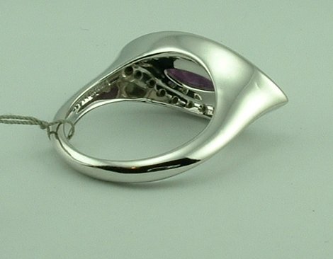 Sterling Silver Amethyst CZ Ring by Fiorelli-400