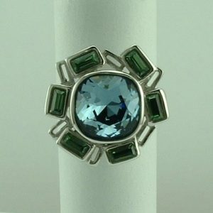 Sterling Silver Swarovski Ring by Fiorelli-0