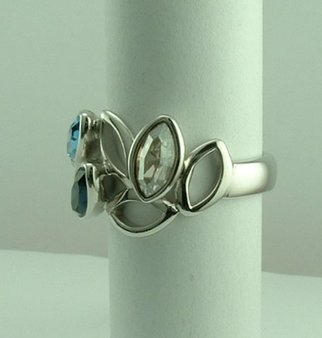 Sterling Silver Swarovski ring by Fiorelli-472