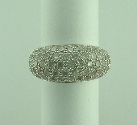 Sterling Silver CZ ring by Fiorelli-0