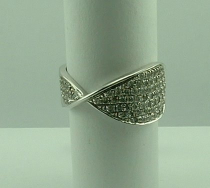 Sterling Silver CZ Ring by Fiorelli-0