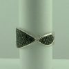 Sterling Silver Black CZ Ring by Fiorelli-532