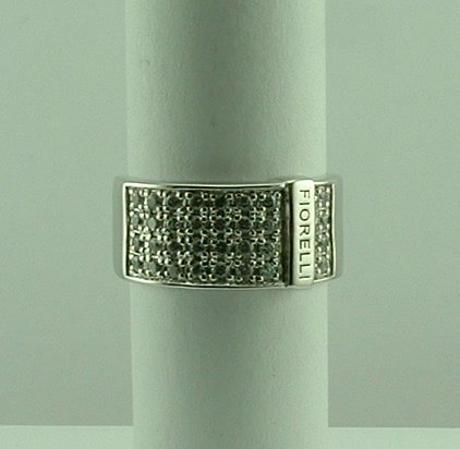 Sterling Silver CZ Ring by Fiorelli-0