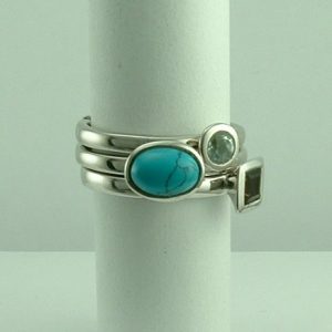 Sterling Silver Stacker ring by Fiorelli-572