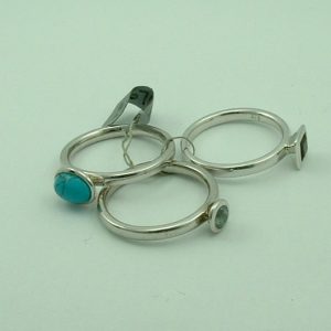 Sterling Silver Stacker ring by Fiorelli-574