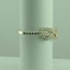 Sterling Silver Love knot CZ Ring-683