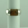 Sterling Silver and wood Ring-0