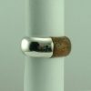 Sterling Silver and wood Ring-709