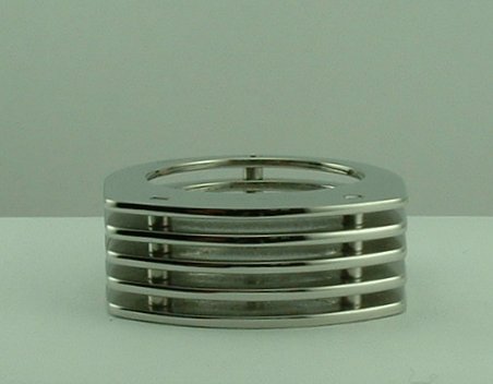 Stainless Steel designer ring by Zoppini-713
