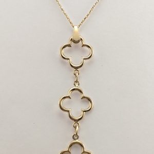 9ct Yellow Gold Pendant and Chain-0