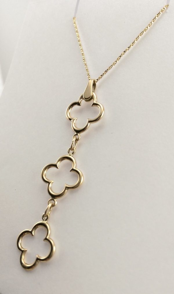 9ct Yellow Gold Pendant and Chain-751