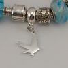 Sterling Silver Greybird Bracelet Bead-826