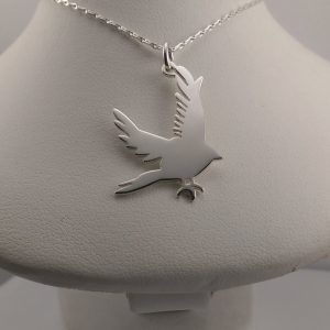 Sterling Silver Greybird Pendant-0