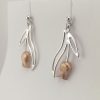 9ct Gold Tulip Design Earrings-866