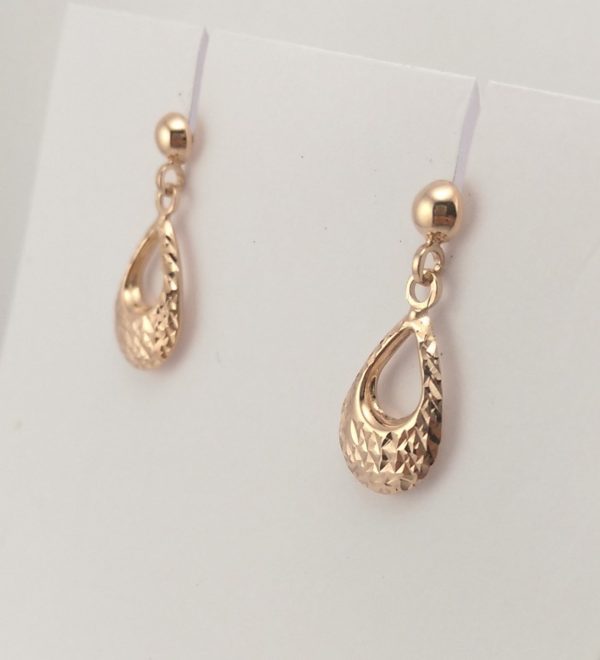 9ct Rose Gold Earrings -914