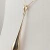 9ct Yellow Gold Bomber Drop Pendant and Chain-916