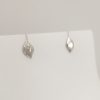 9ct White Gold Diamond Stud Earrings-988