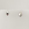 9ct White Gold Diamond Stud Earrings-989