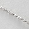 18ct White Gold Amethyst and Diamond Pendant on Chain-1392