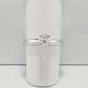 18ct White Gold Tiffany style Diamond Solitaire Ring GIA certificated-0