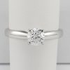 18ct White Gold Tiffany style Diamond Solitaire Ring GIA certificated-1515