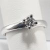 18ct White Gold Solitaire Ring -1523
