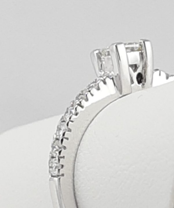 18ct White Gold Princess cut Diamond Ring -1513