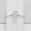 18ct White Gold Solitaire Ring -1525