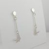 Sterling Silver Greybird Drop Earrings-1539