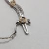 9ct White and Yellow Gold One Carat Diamond set Bracelet-1615