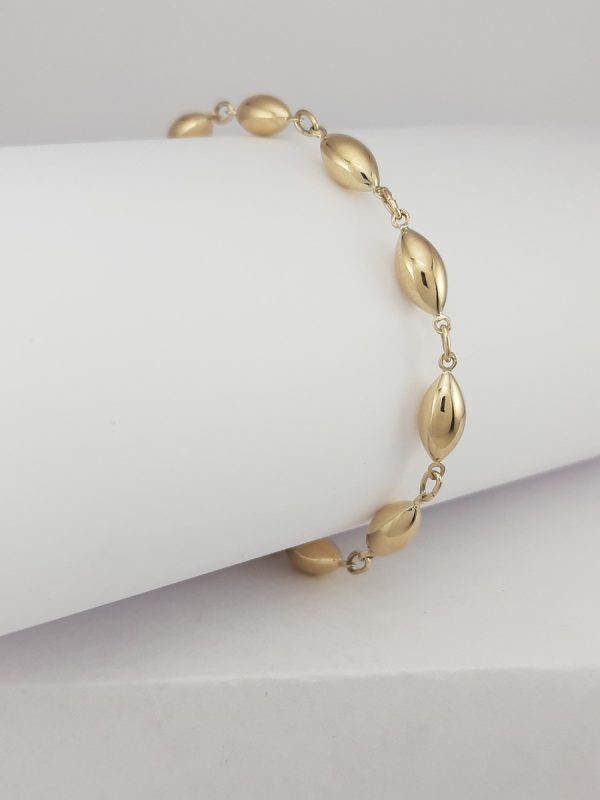 9ct Yellow Gold Bracelet-1604